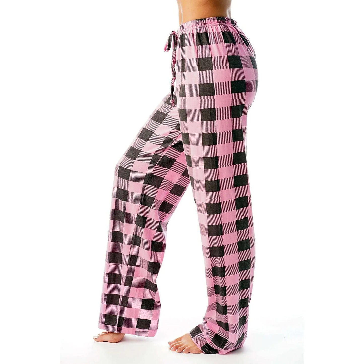 Naisten ruudullinen painettu pyjama