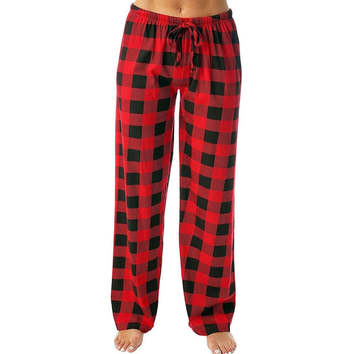 Naisten ruudullinen painettu pyjama