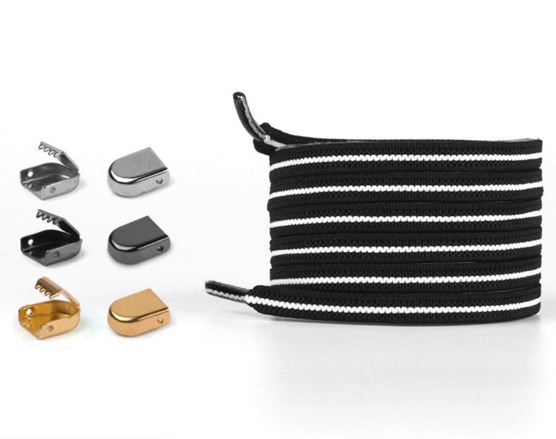 No-Tie Elastinen Solki Kengännauhat