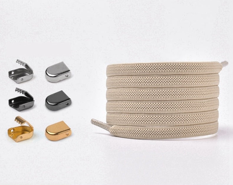 No-Tie Elastinen Solki Kengännauhat