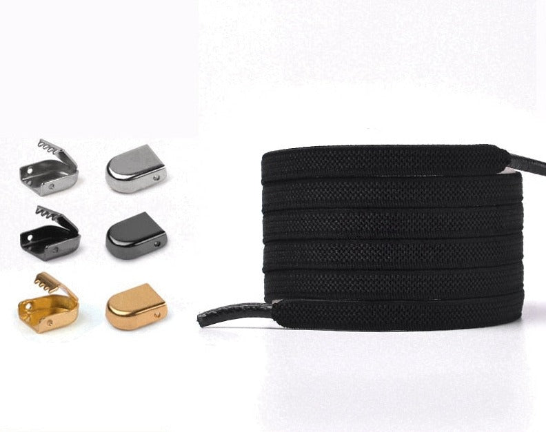 No-Tie Elastinen Solki Kengännauhat