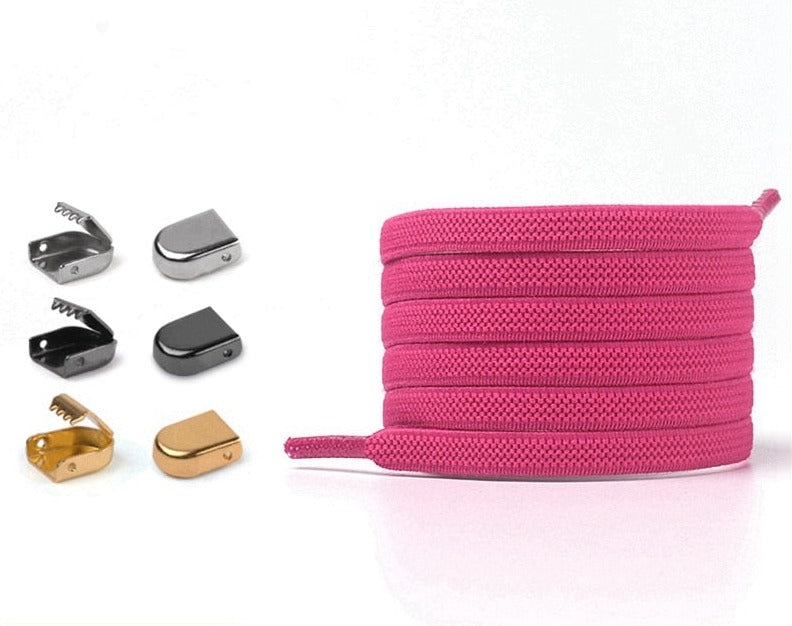 No-Tie Elastinen Solki Kengännauhat