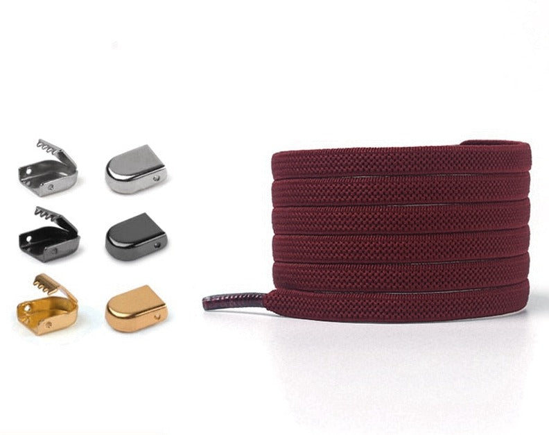 No-Tie Elastinen Solki Kengännauhat