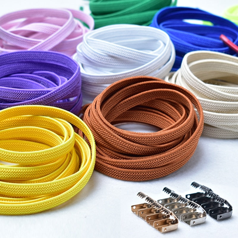 No-Tie Elastinen Solki Kengännauhat
