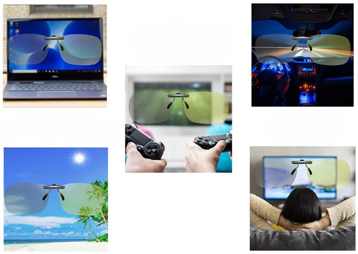 Polarisoidut clip-on-aurinkolasit