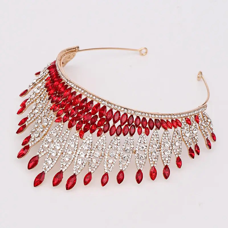 Strassi kristalli tiara