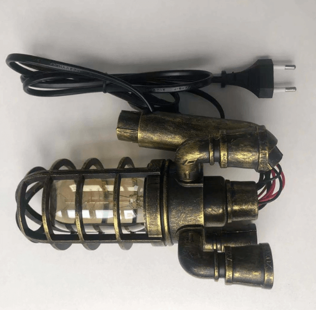 Vintage Steampunk raketti lamppu