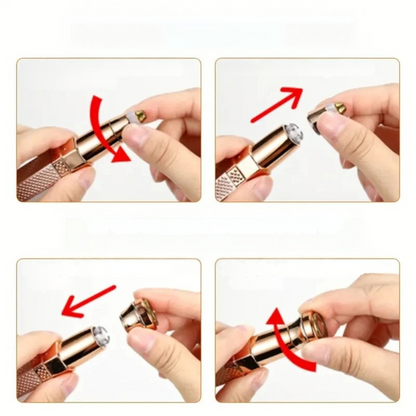 2-in-1 kulmakarvojen parranajokone ja parranajokone