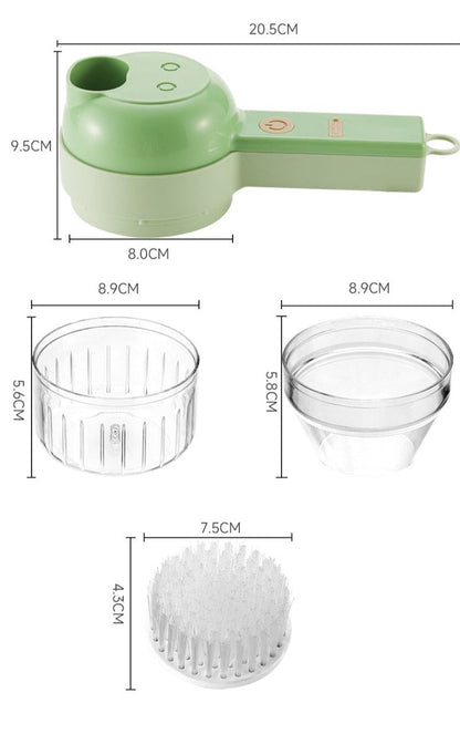 4 in 1 sähköinen keittiömurskain