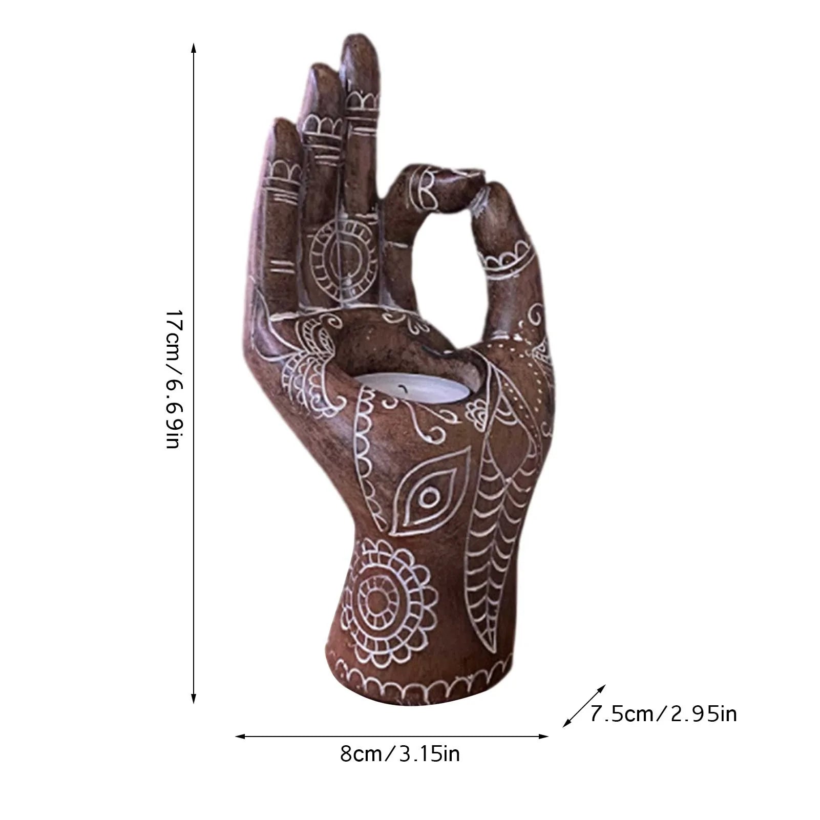 Buddha Hand Kynttilänpidin