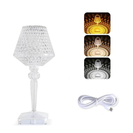 Crystal Pöytävalaisin