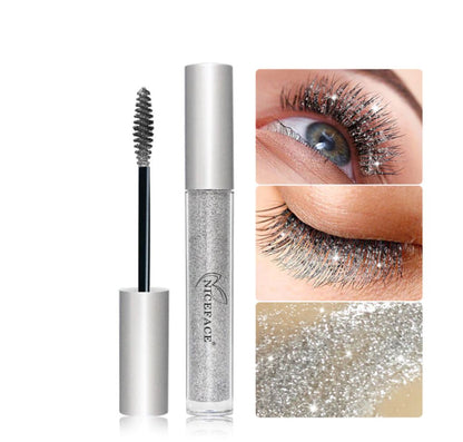 Glitter ja värillinen tuuheuttava ripsiväri