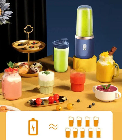 Kannettava 6 terää Juicer