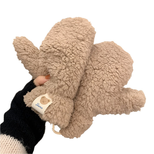 Kawaii Plush Lämpimät Käsineet