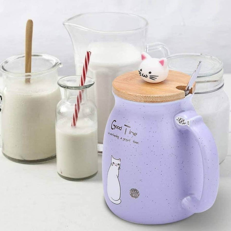 Keraaminen kissa muki