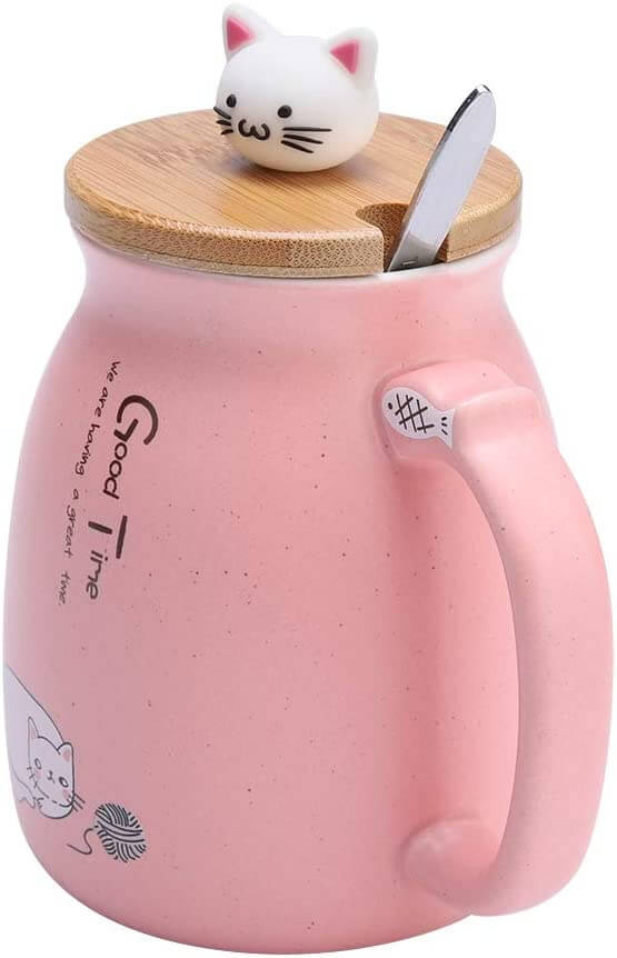 Keraaminen kissa muki