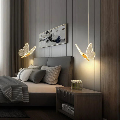 Lastenhuoneen LED-perhoslampu, Taianomainen ja Värikäs