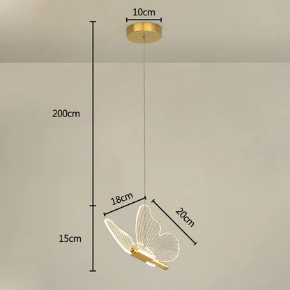 Lastenhuoneen LED-perhoslampu, Taianomainen ja Värikäs