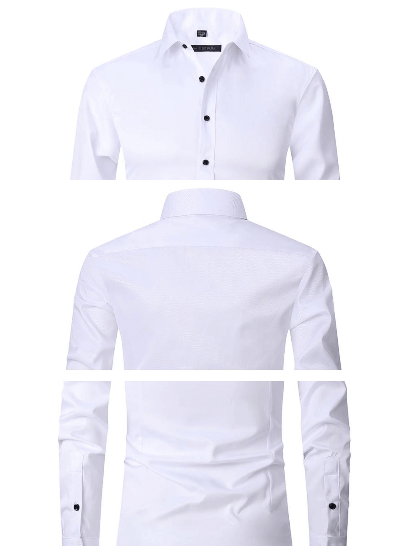 Miehet Anti-Wrinkle Slim Fit pukeutua paita