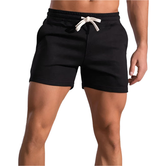 Miesten 100 % puuvillaiset rennot shortsit
