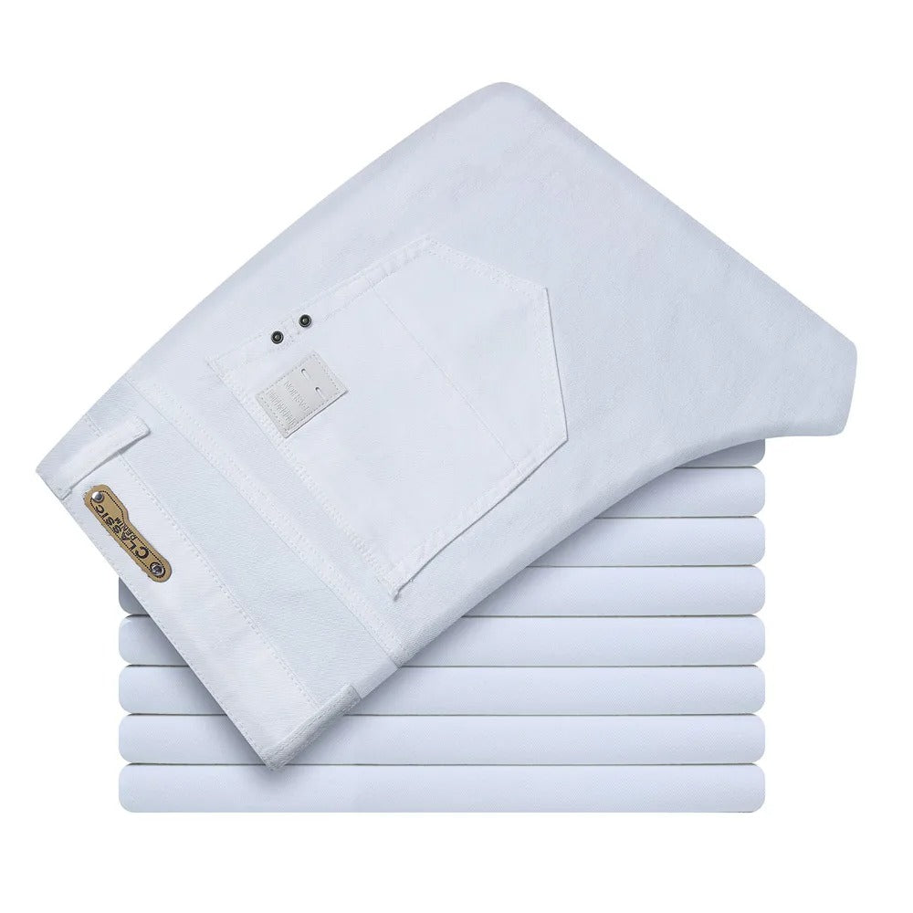 Miesten Classic White Slim Fit farkut