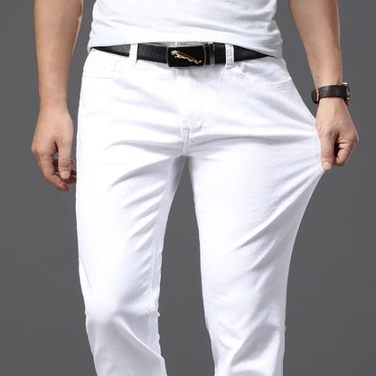 Miesten Classic White Slim Fit farkut