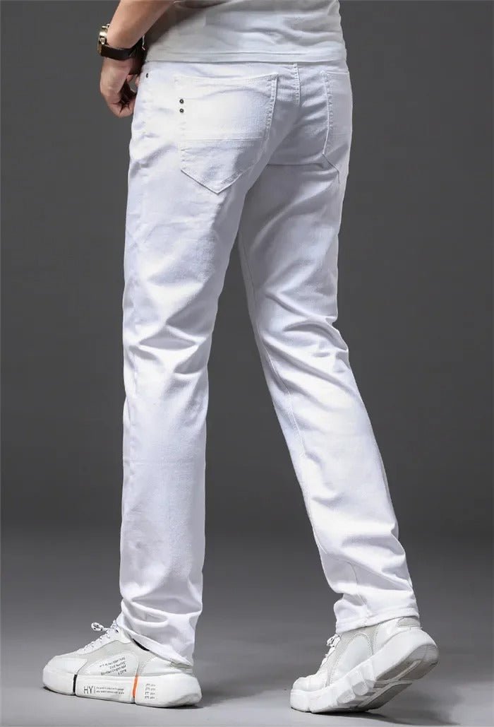 Miesten Classic White Slim Fit farkut