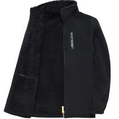 Miesten Fleece vuorattu vetoketjullinen takki