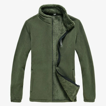Miesten Fleece vuorattu vetoketjullinen takki
