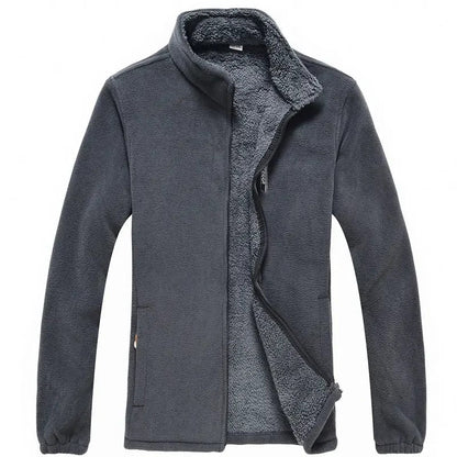 Miesten Fleece vuorattu vetoketjullinen takki