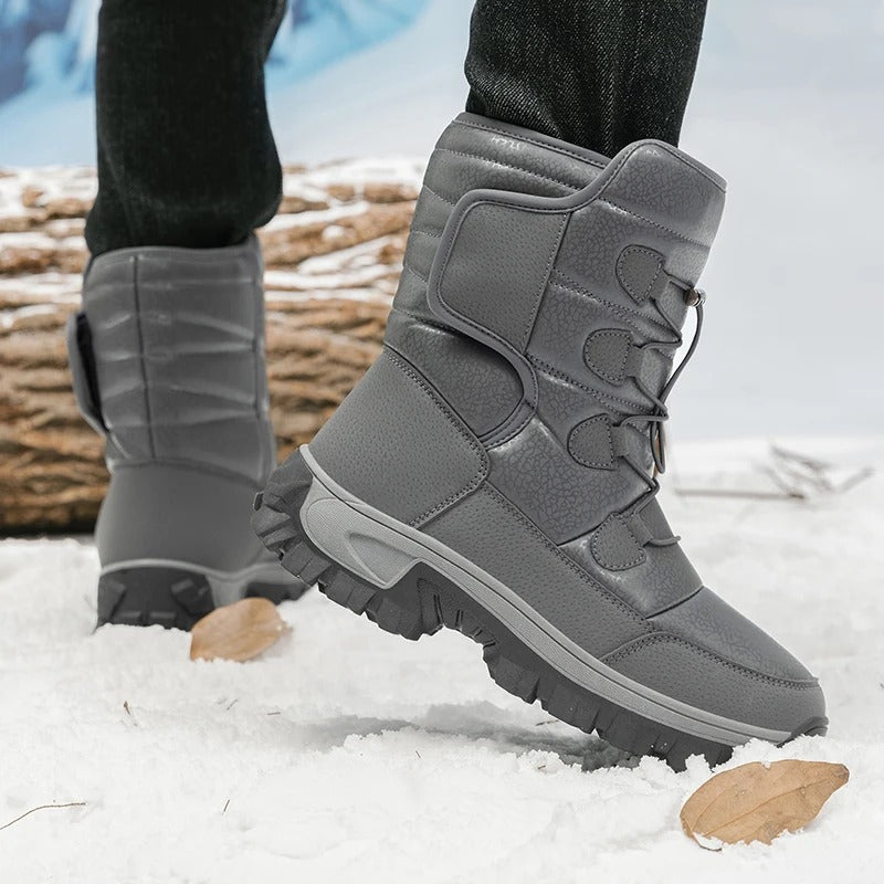 Miesten High Top Winter Plush Saappaat