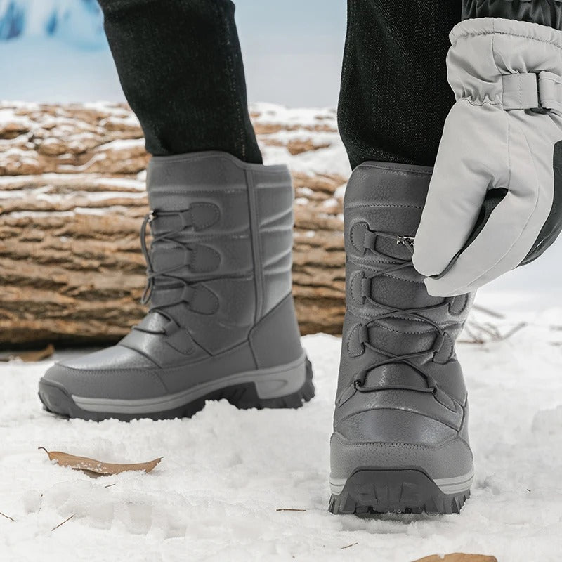 Miesten High Top Winter Plush Saappaat