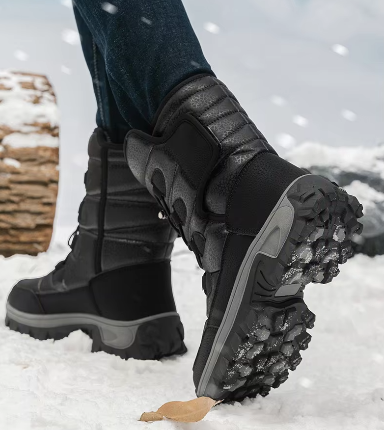 Miesten High Top Winter Plush Saappaat
