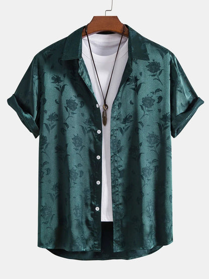 Miesten Kukallinen Paita Elegantti Design