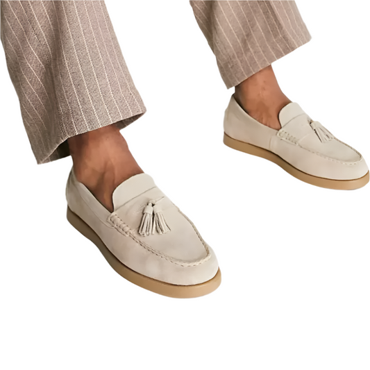 Miesten Loaferit Nahka Tyylikkäällä Muotoilulla