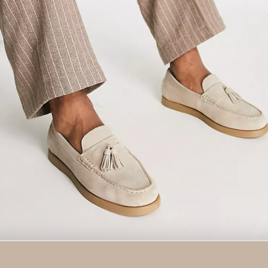 Miesten Loaferit Nahka Tyylikkäällä Muotoilulla