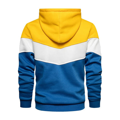 Miesten Patchwork Fleece Huppari