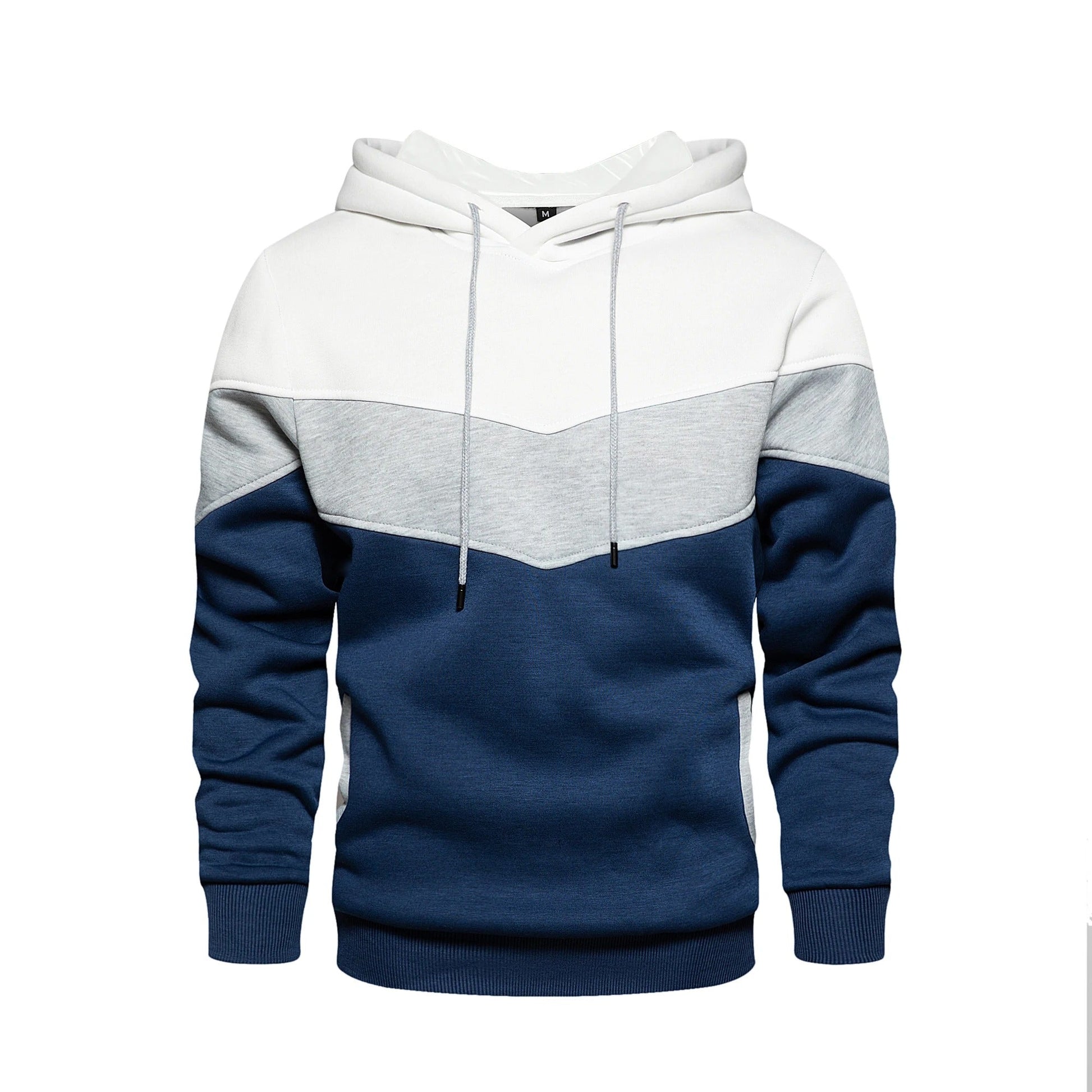 Miesten Patchwork Fleece Huppari