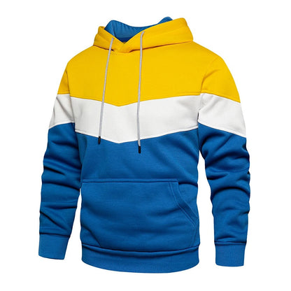 Miesten Patchwork Fleece Huppari