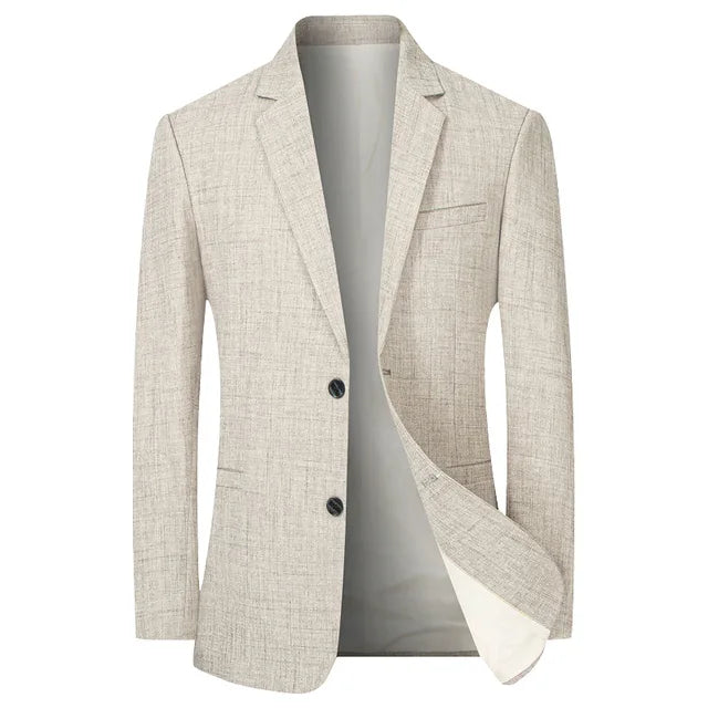 Miesten Puku Blazer Ajaton Polyesteri