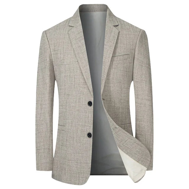 Miesten Puku Blazer Ajaton Polyesteri