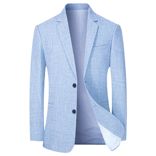 Miesten Puku Blazer Ajaton Polyesteri