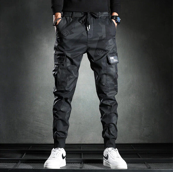 Miesten Slim Fit Housut Moderni Polyesteri Puuvilla