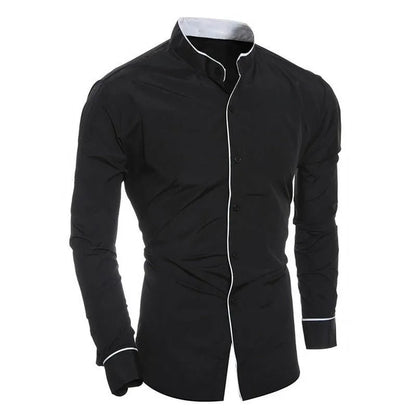 Miesten Slim Fit pitkähihainen pusero