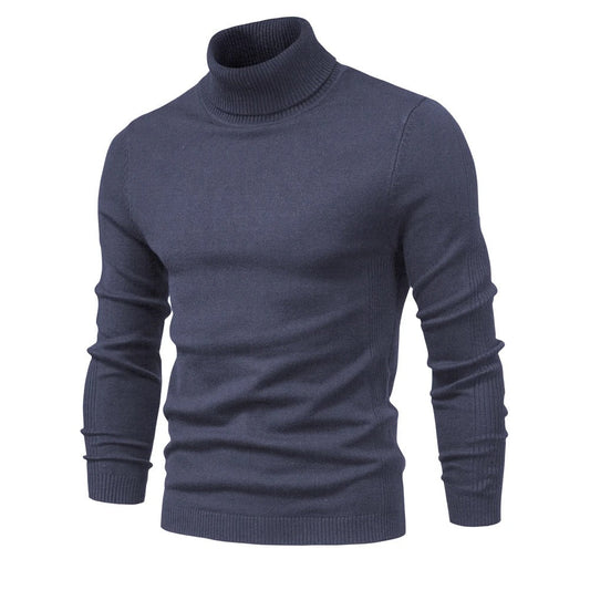 Miesten Slim Turtleneck Villapaita