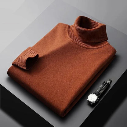 Miesten T Paita Turtleneck Lämmin Puuvilla-Akryyli
