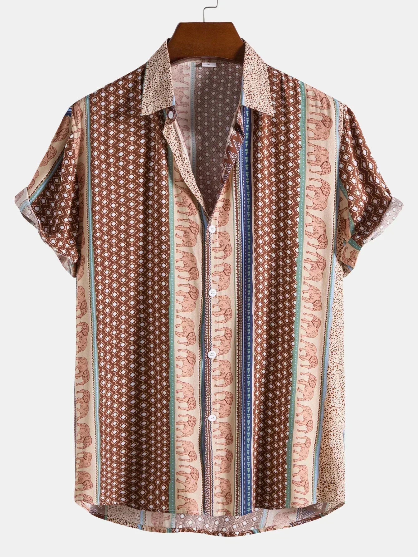 Miesten T Paita Vintage-tyylinen Rento Puuvilla