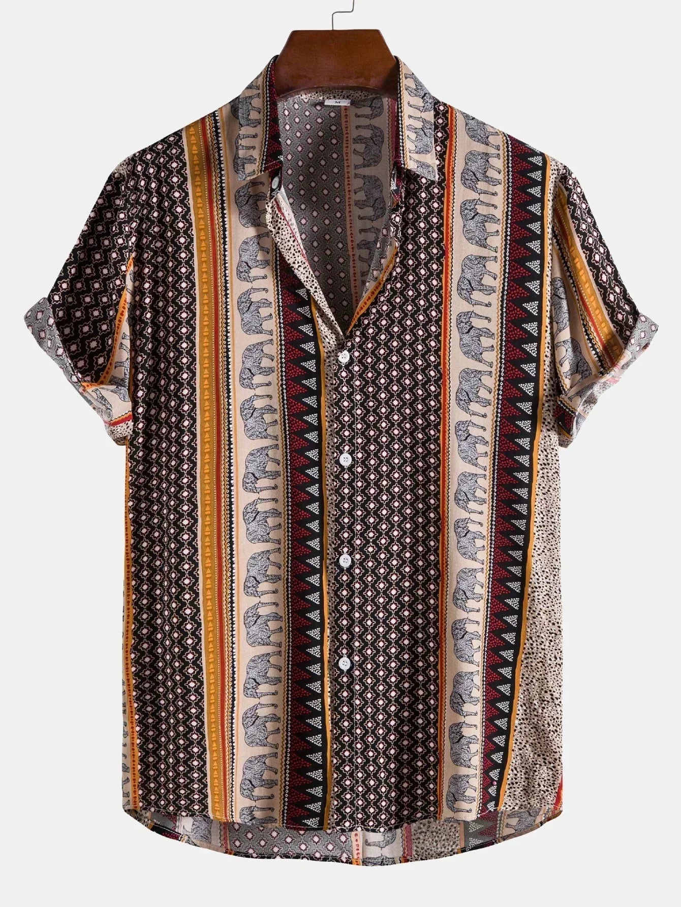Miesten T Paita Vintage-tyylinen Rento Puuvilla