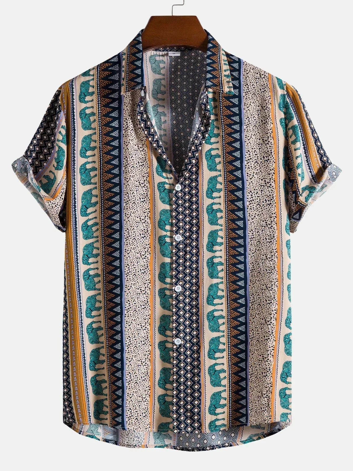 Miesten T Paita Vintage-tyylinen Rento Puuvilla