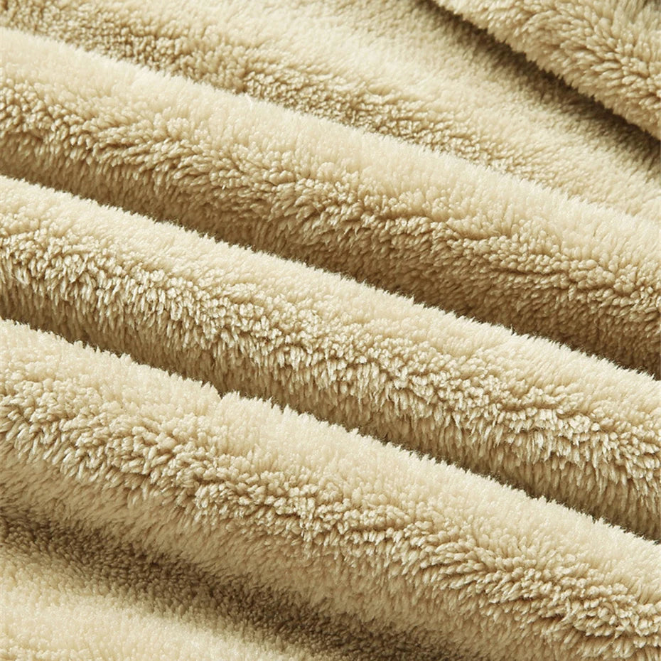 Miesten Talvitakki Rento Paksu Fleece